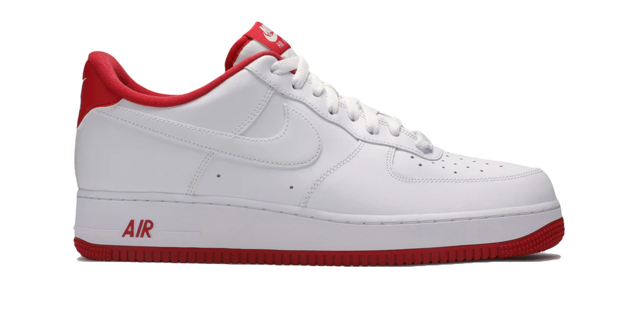 Nike Air Force 1 Low White University Red (Gs)