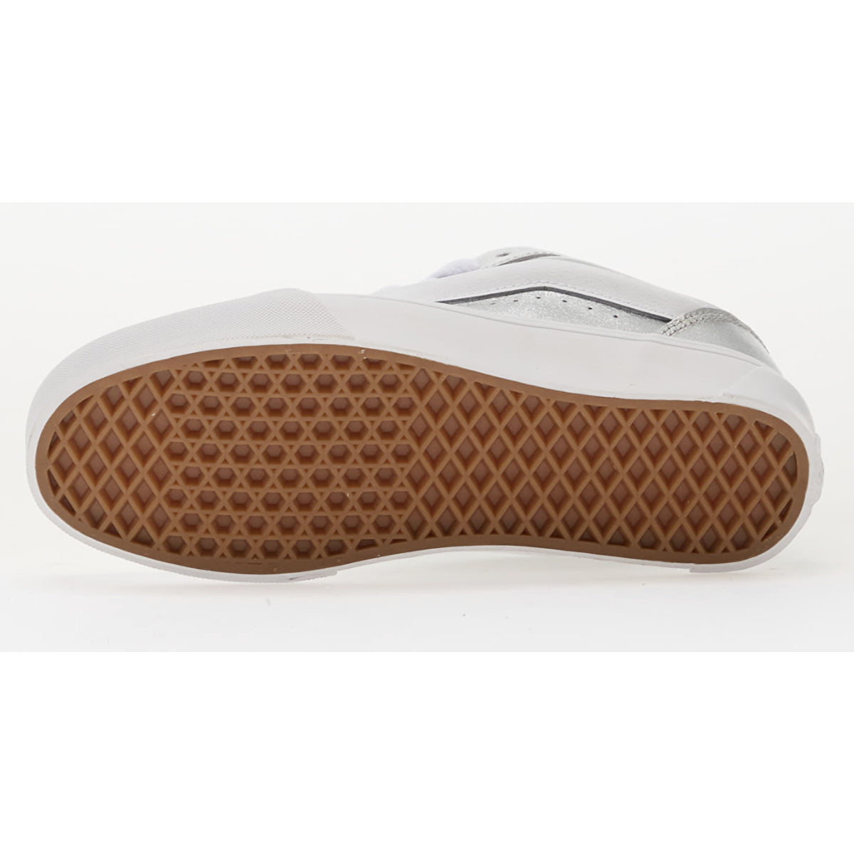 Vans Knu Skool Metallic Leather Silver