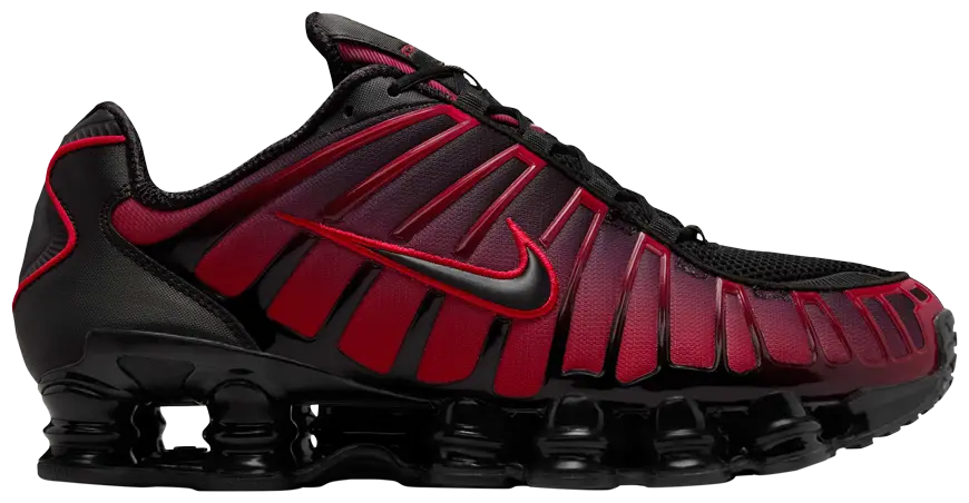 Nike Shox Tl Black University Red Gradien