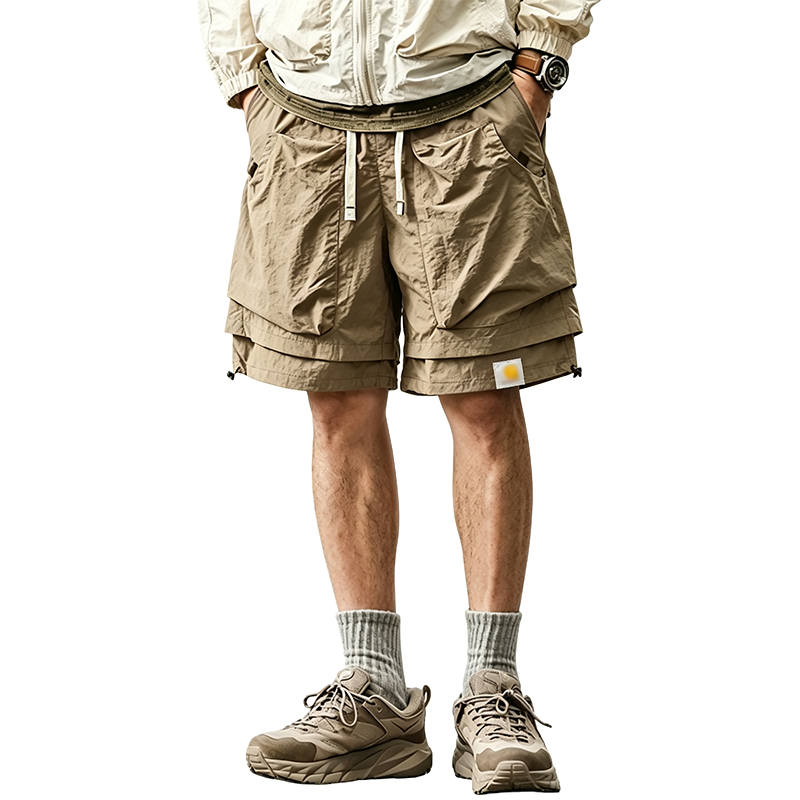 Men's Outdoor Technical Waterproof Quick-Dry Cargo Shorts