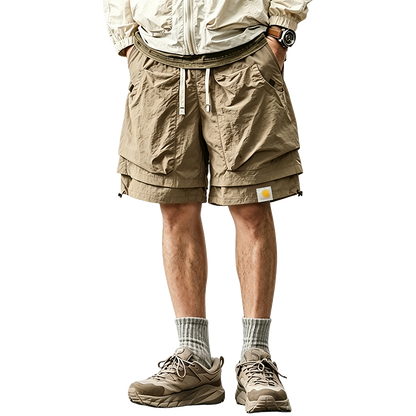 Men's Outdoor Technical Waterproof Quick-Dry Cargo Shorts