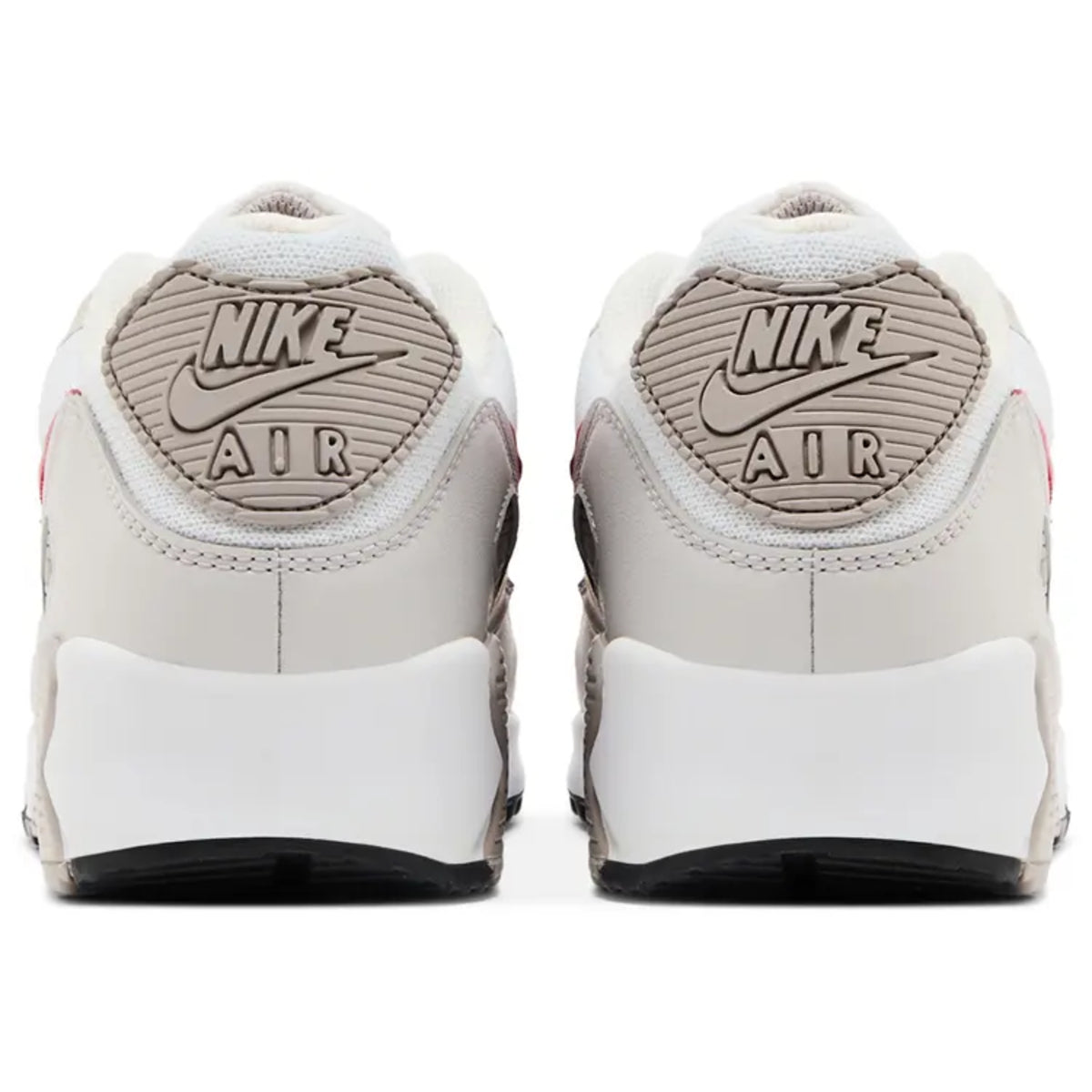 Nike Air Max 90 White College Grey Vast Grey University Red