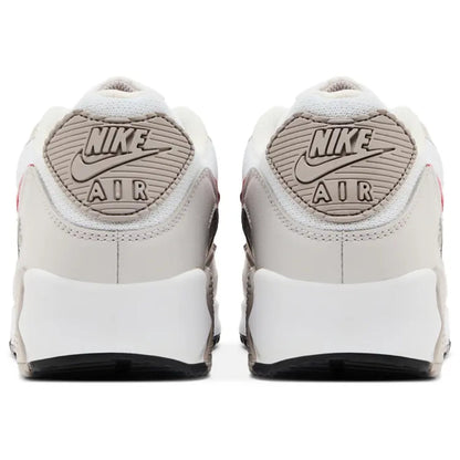 Nike Air Max 90 White College Grey Vast Grey University Red