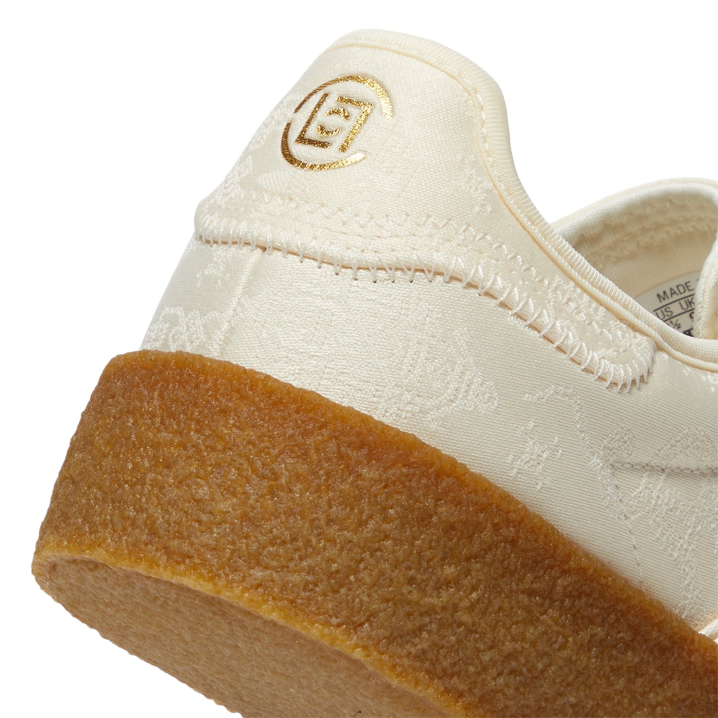 Adidas Clot Gazelle (Crewht/Cwhite/Goldmt)
