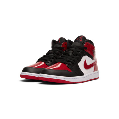 Air Jordan 1 Mid Se (Black/Varsity Red/White)