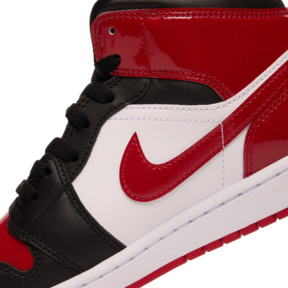 Air Jordan 1 Mid Se (Black/Varsity Red/White)