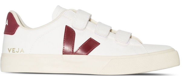 Veja Recife Logo Chromefree Extra White Marsala (M)
