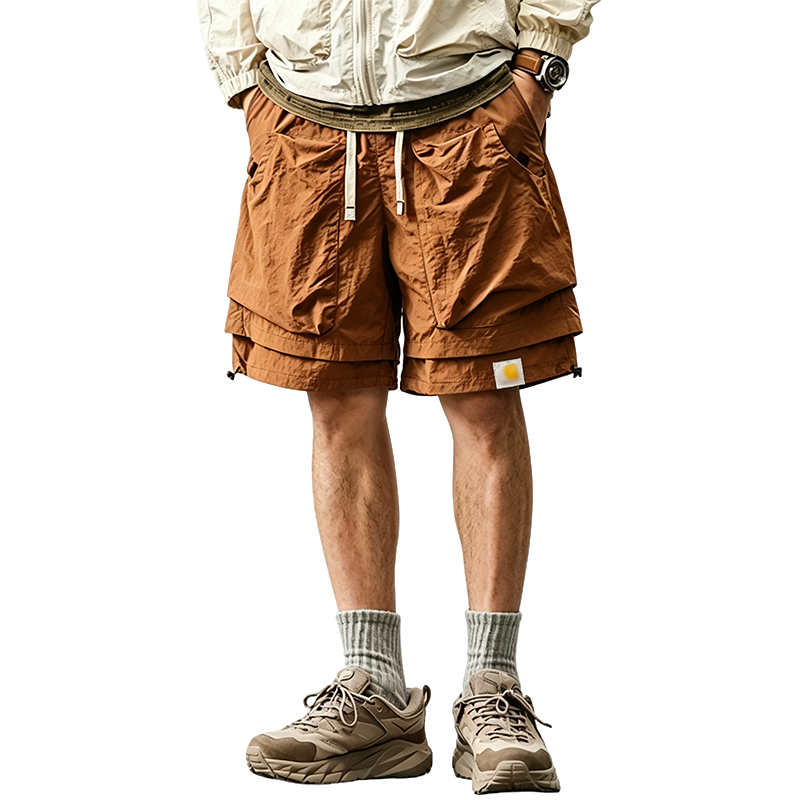 Men's Outdoor Technical Waterproof Quick-Dry Cargo Shorts