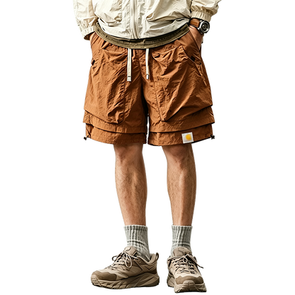 Men's Outdoor Technical Waterproof Quick-Dry Cargo Shorts