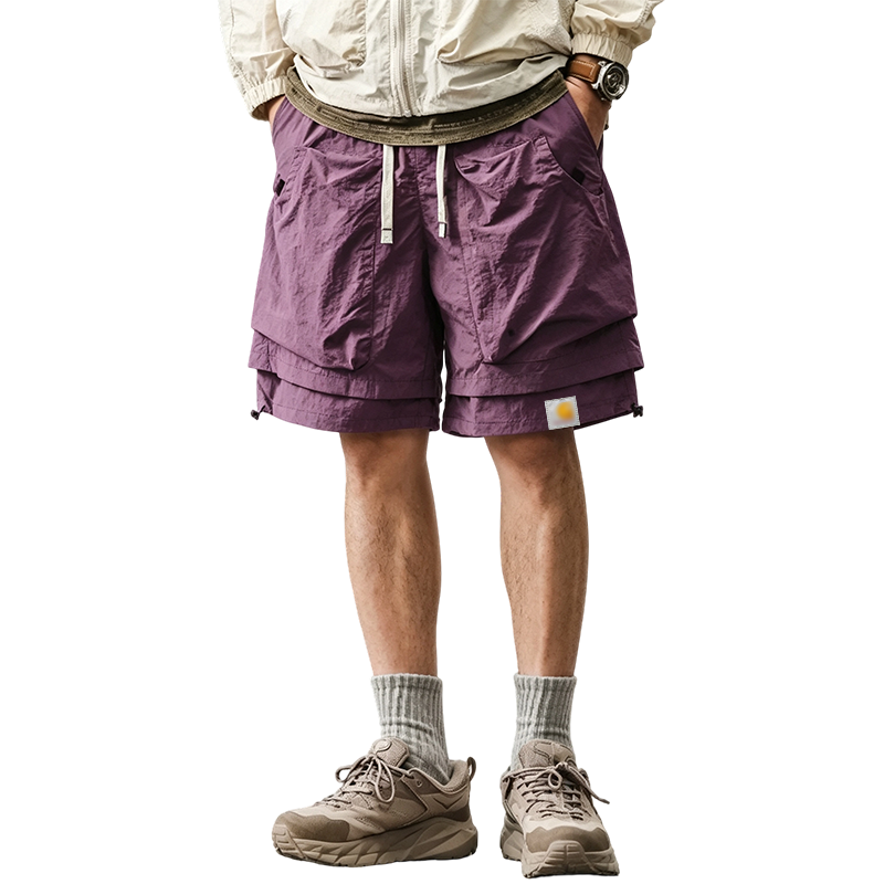 Men's Outdoor Technical Waterproof Quick-Dry Cargo Shorts