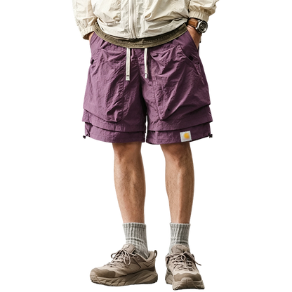 Men's Outdoor Technical Waterproof Quick-Dry Cargo Shorts