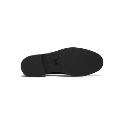Duke + Dexter Wilde Black White Penny Loafer Womens (Black/White)