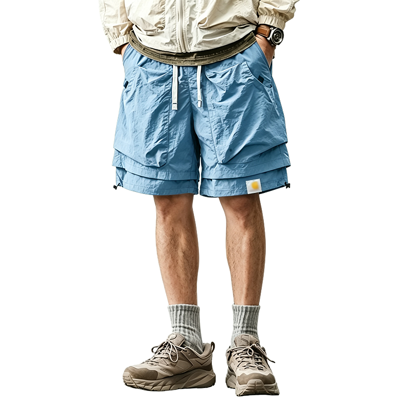 Men's Outdoor Technical Waterproof Quick-Dry Cargo Shorts