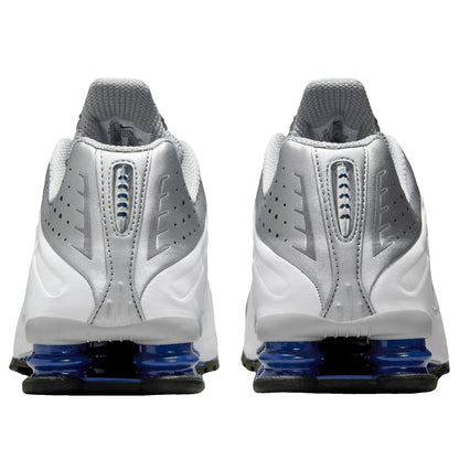 Nike Shox R4 Metallic Silver Deep Royal Blue