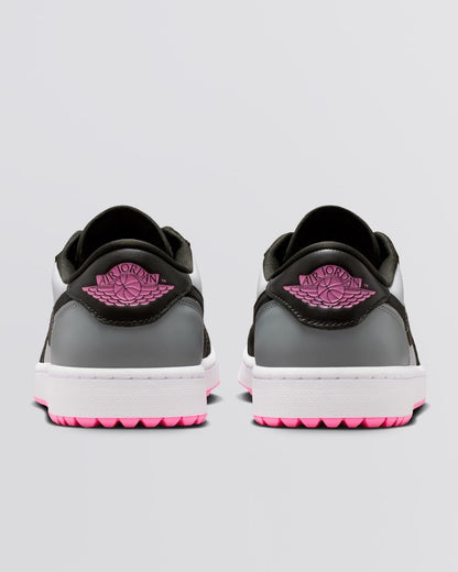 Air Jordan 1 Low Spikeless Golf Shoes White/Sequioa/Light Pumice/Pink Glow
