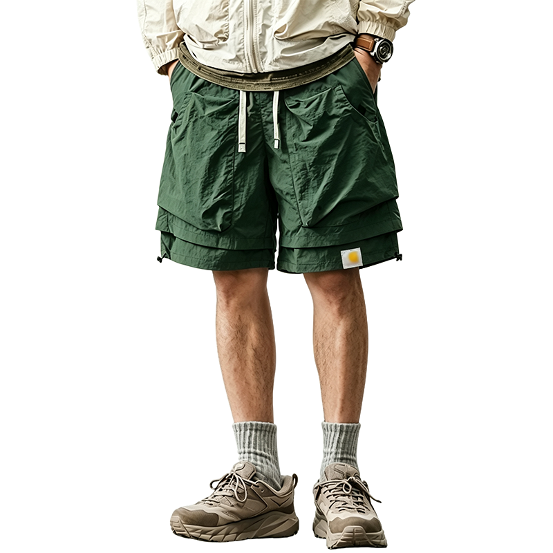Men's Outdoor Technical Waterproof Quick-Dry Cargo Shorts