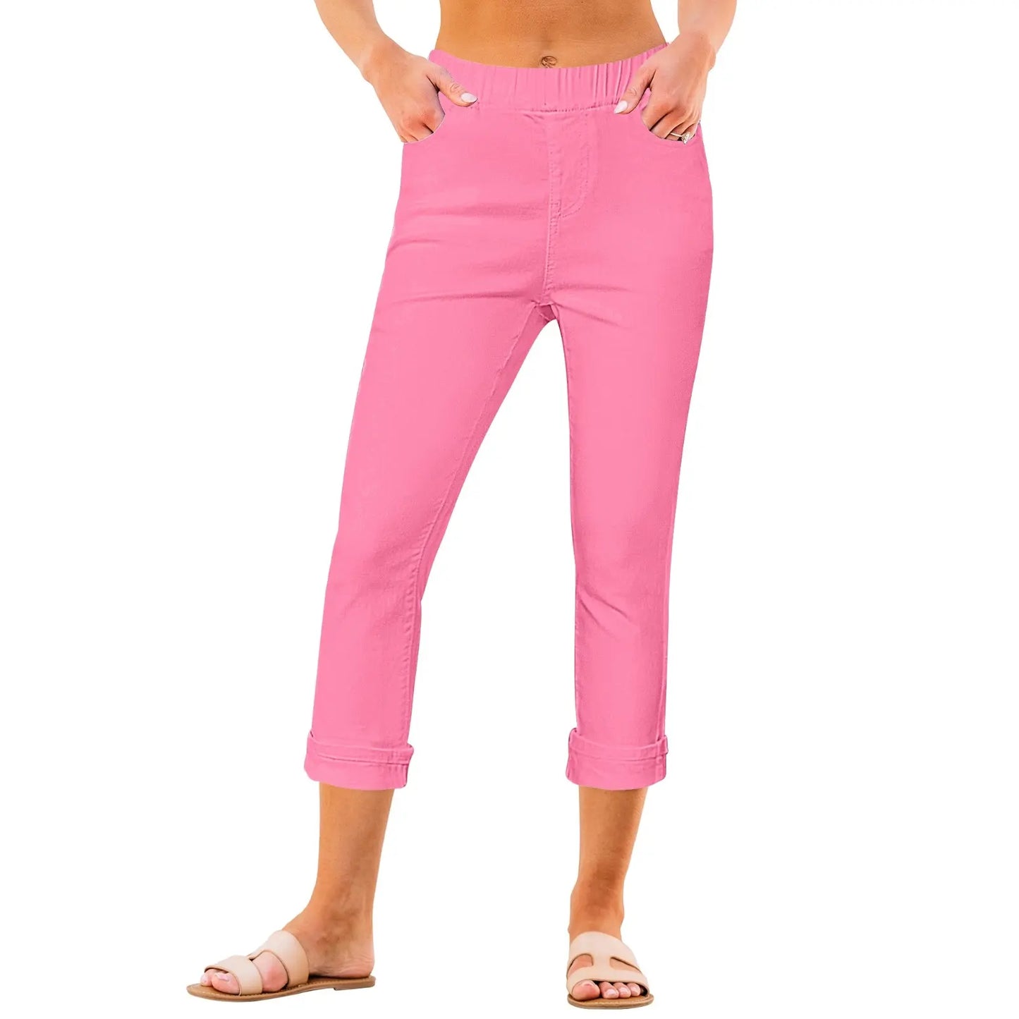 🔥Women's High-Waist Stretch Denim Capri Jeggings