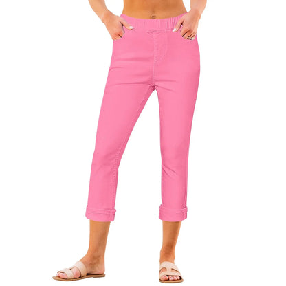 🔥Women's High-Waist Stretch Denim Capri Jeggings