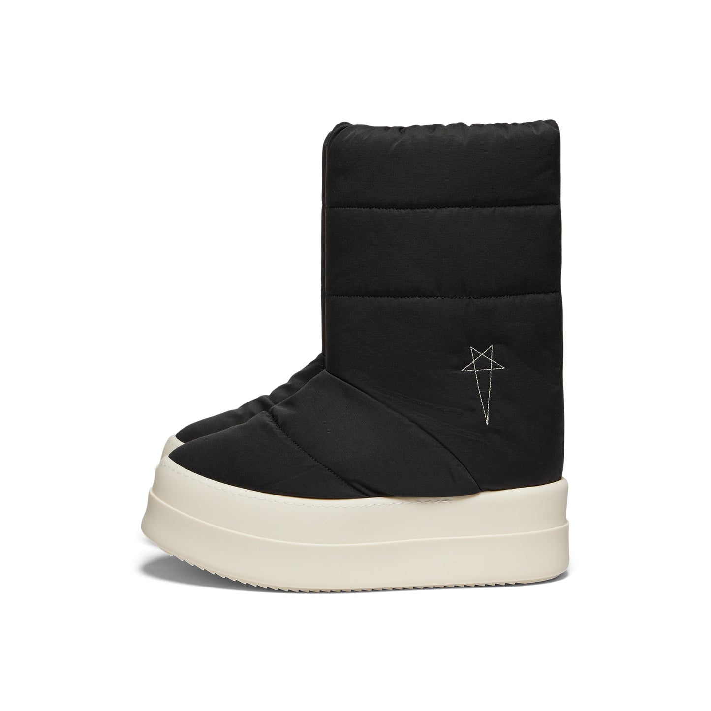 Rick Owens Drkshdw Mega Bumper Lunar Sneaker (Black/Pearl/Milk)