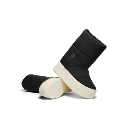 Rick Owens Drkshdw Mega Bumper Lunar Sneaker (Black/Pearl/Milk)