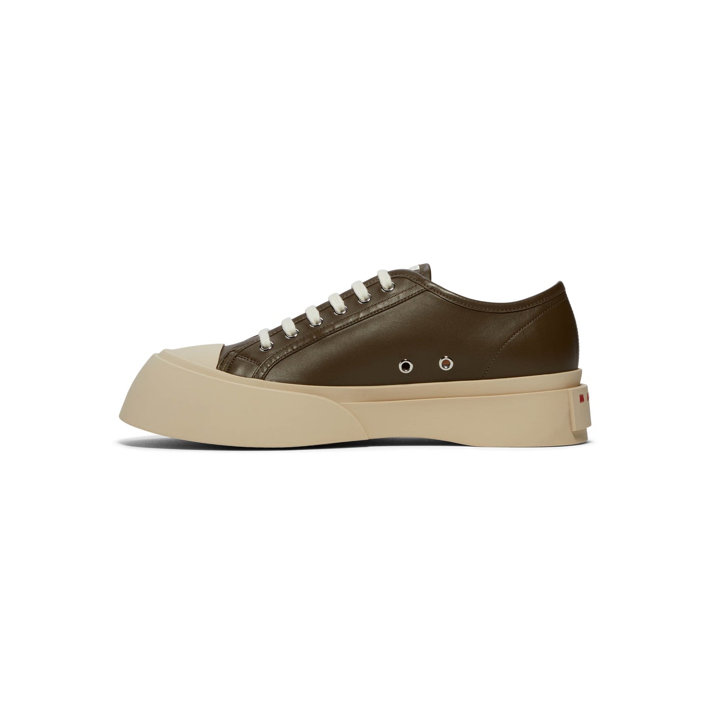 Marni Nappa Leather Pablo Sneaker (Deep Sage)