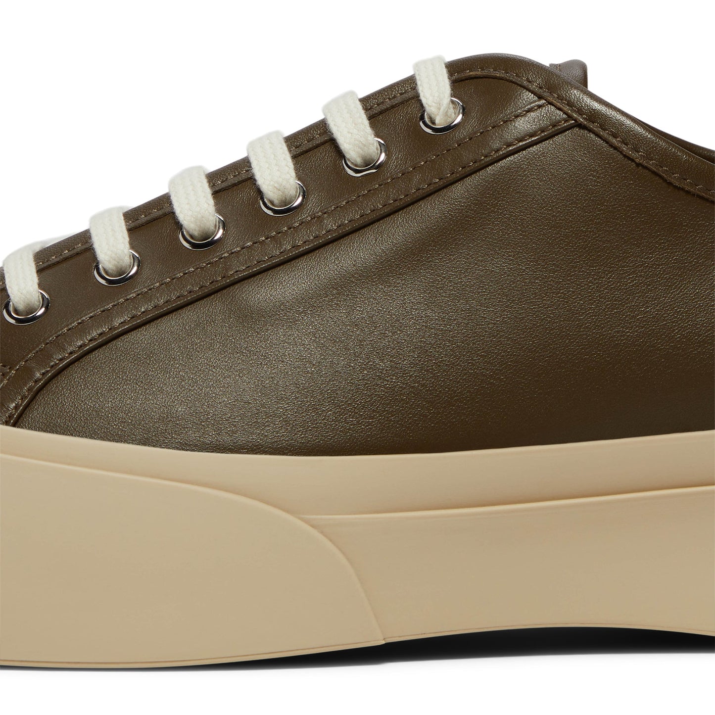 Marni Nappa Leather Pablo Sneaker (Deep Sage)