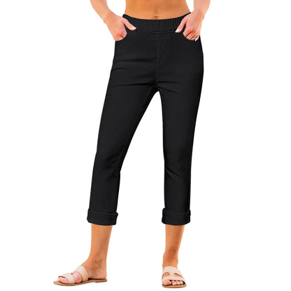 🔥Women's High-Waist Stretch Denim Capri Jeggings