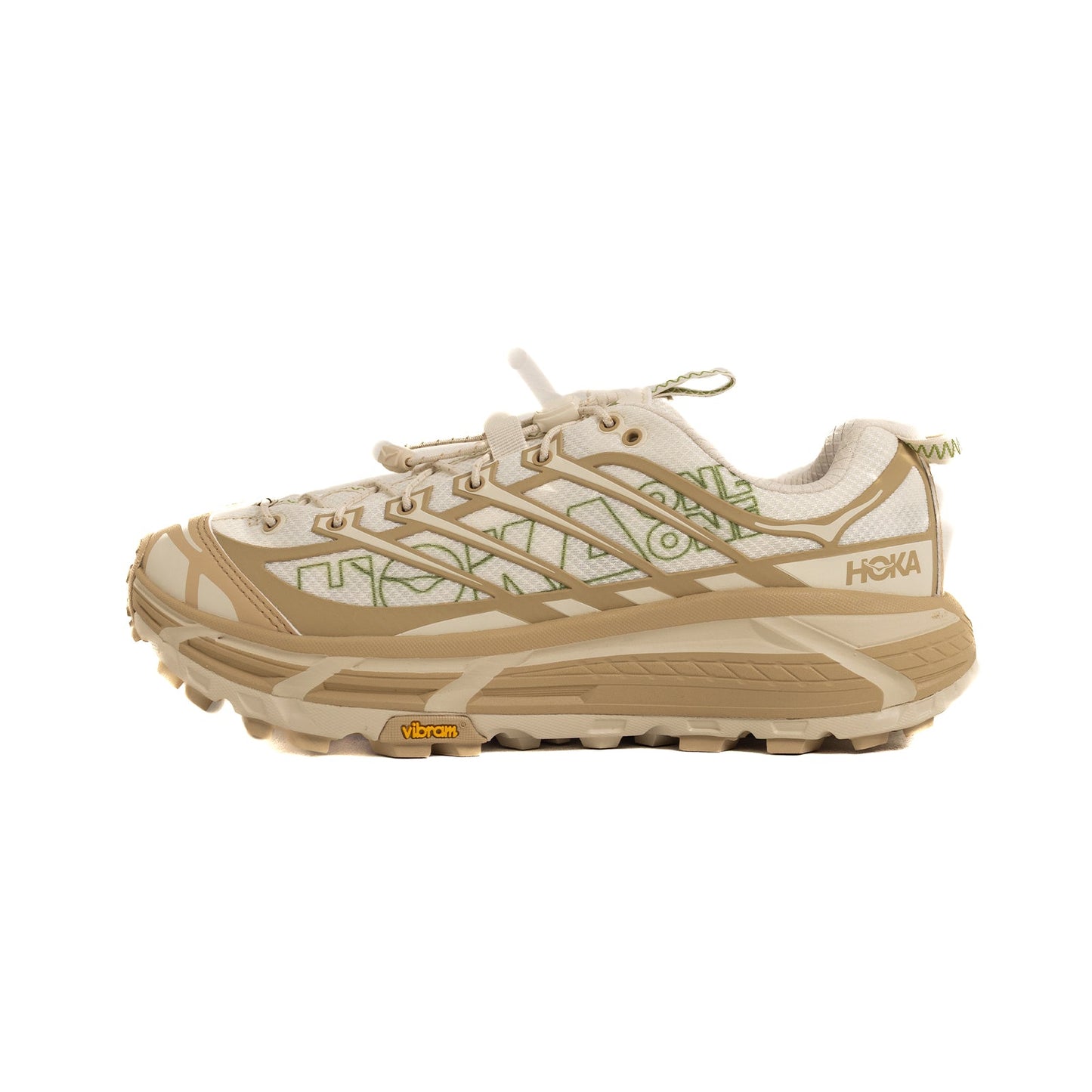 Hoka U Mafate Three2 Woodmark - Khaki Oatmilk