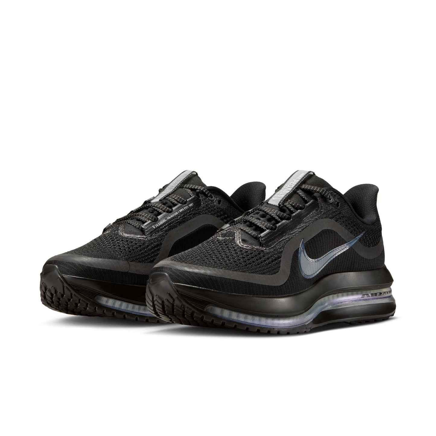 Womens Nike Pegasus Premium - Black Metallic Silver