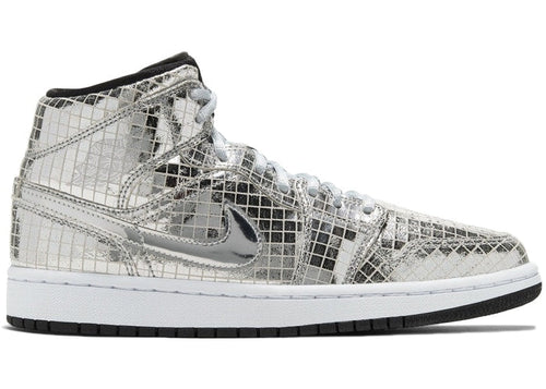 Jordan 1 Mid Se Disco Metallic Silver (W)