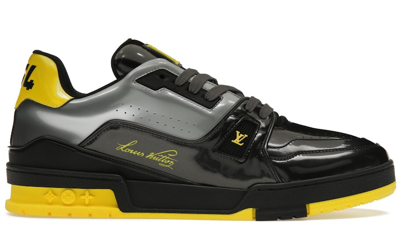 Louis Vuitton Trainer Black Yellow Like New (Vnds)