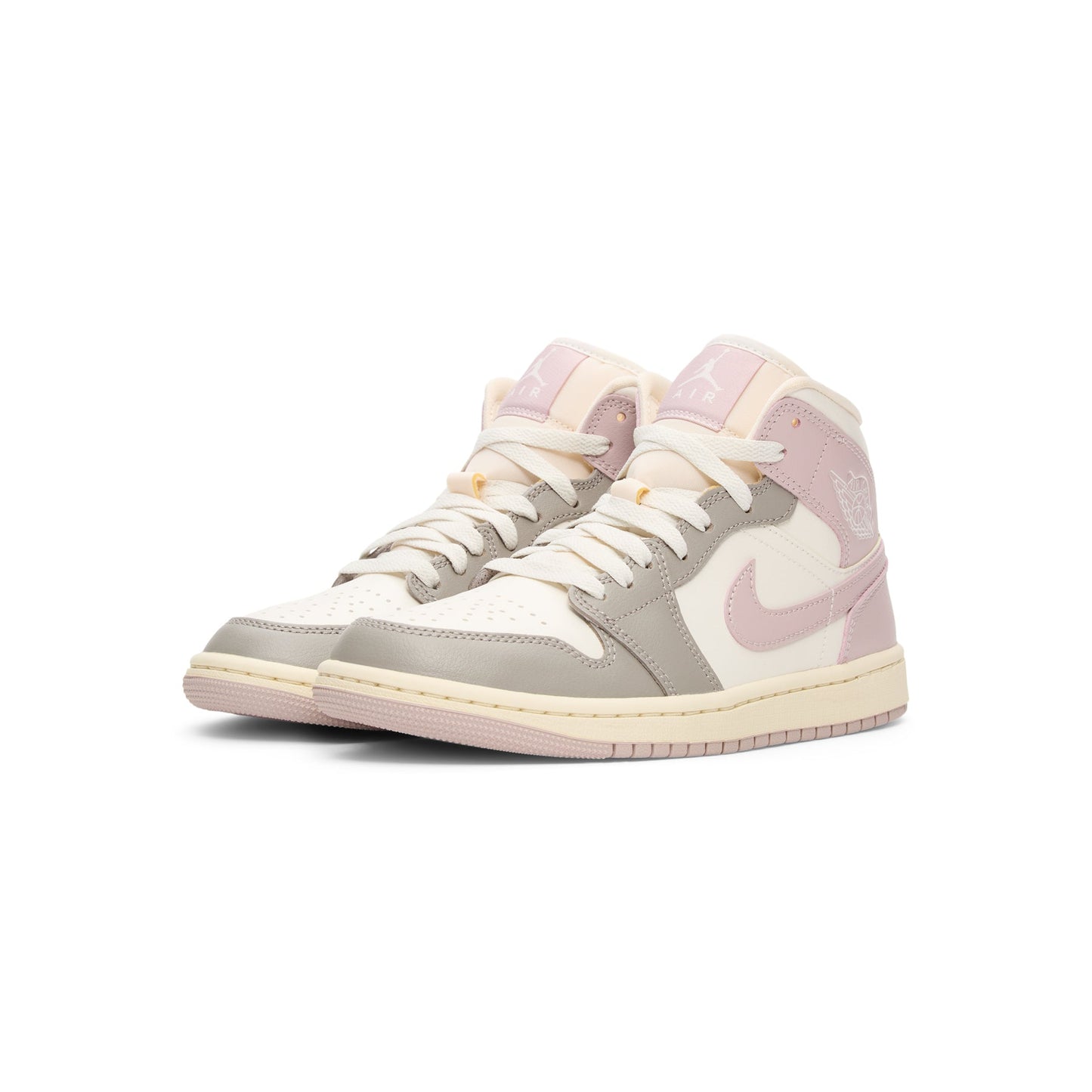 Jordan Air Jordan 1 Mid ( Sail/Particle Rose-Enigma Stone)