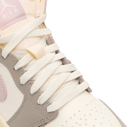 Jordan Air Jordan 1 Mid ( Sail/Particle Rose-Enigma Stone)