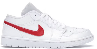 Jordan 1 Low White University Red (Women'S)