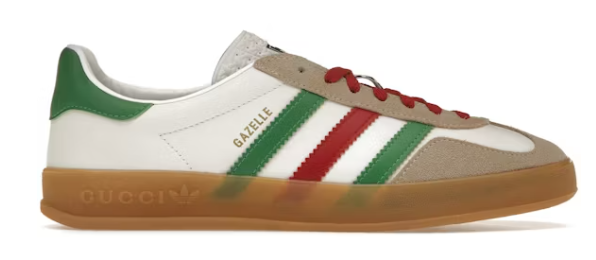 Adidas X Gucci Gazelle White Green Red (Women'S)