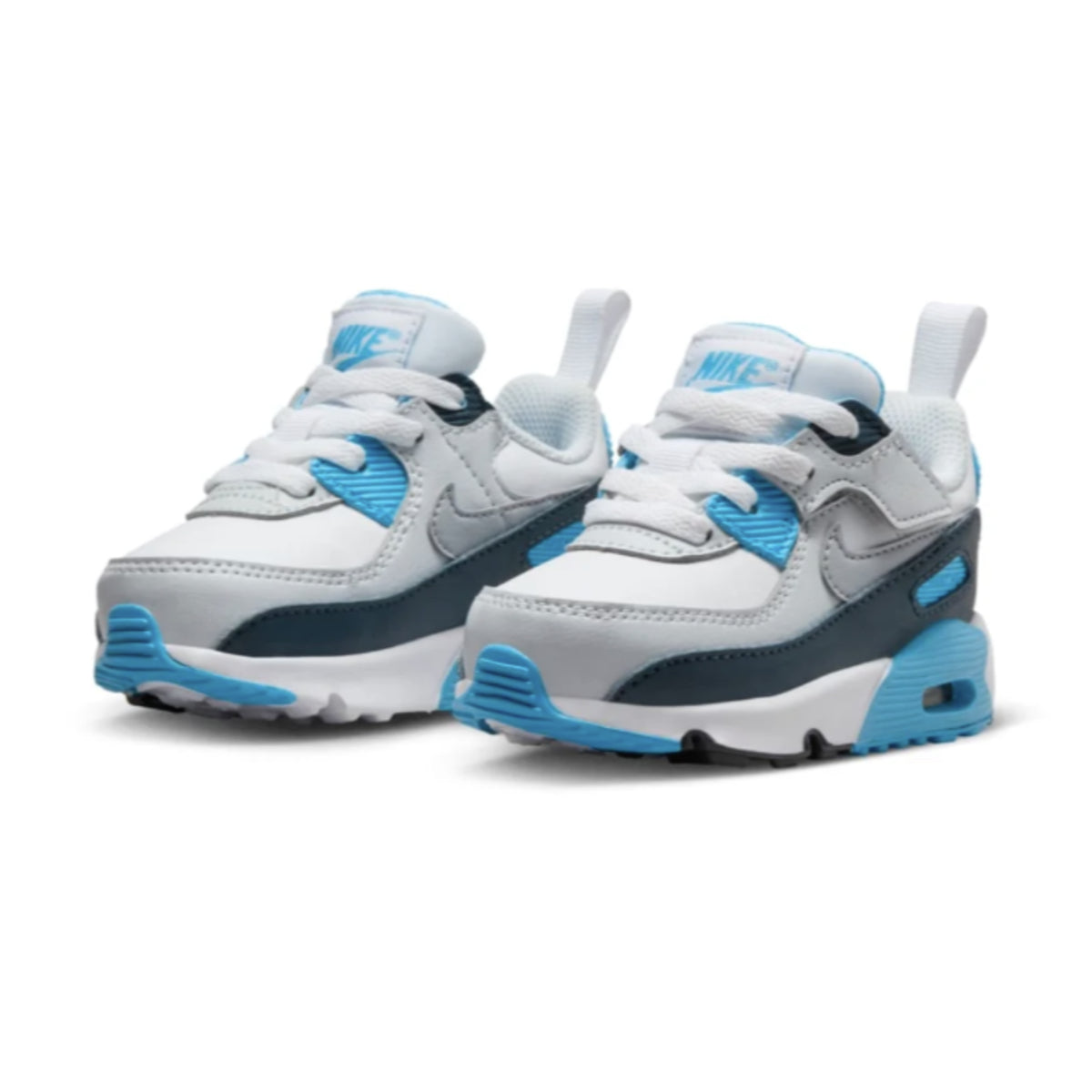 Nike Air Max 90 Easyon White Baltic Blue Armory Navy Wolf Grey (I)