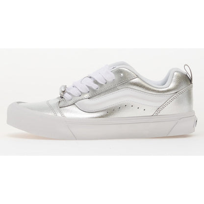 Vans Knu Skool Metallic Leather Silver