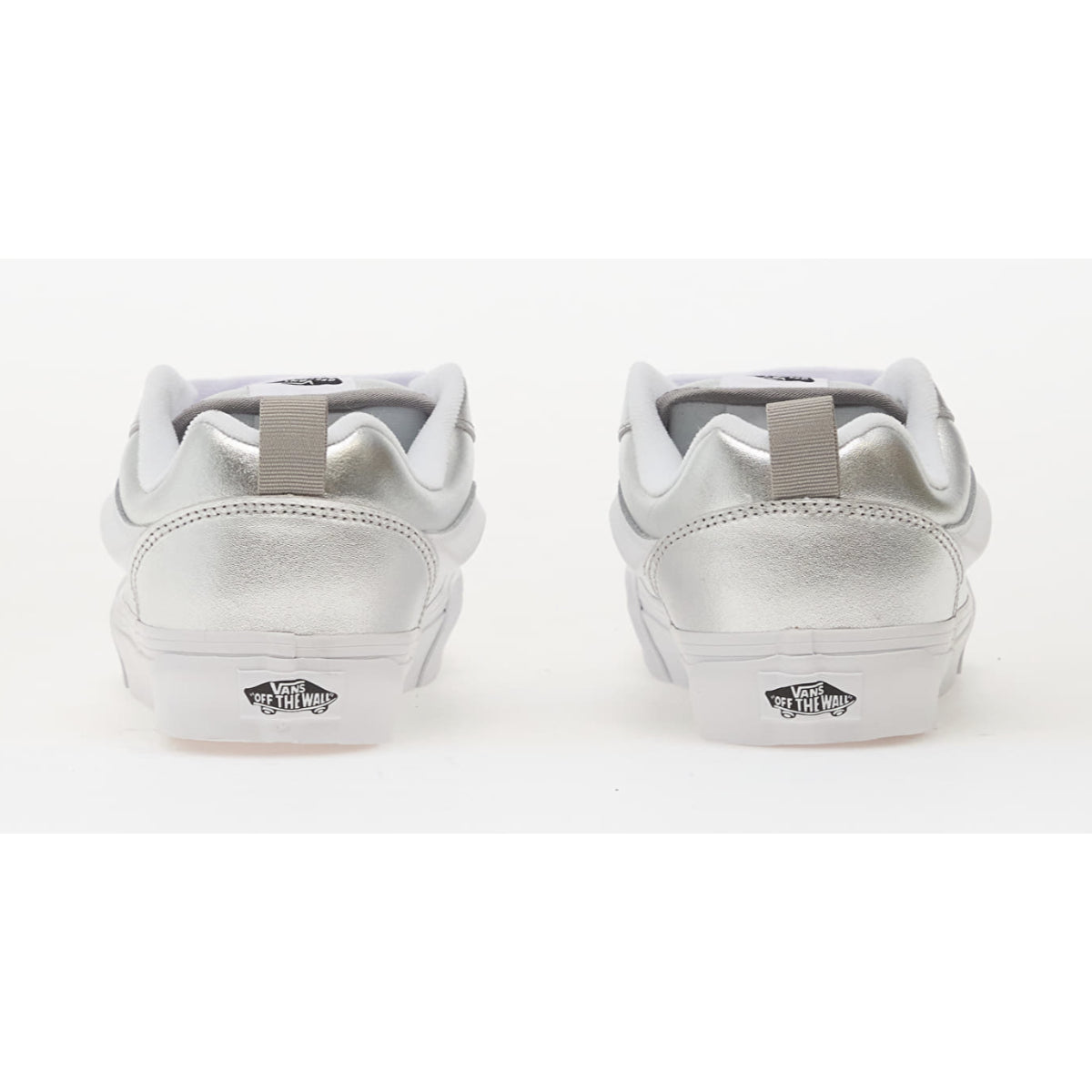 Vans Knu Skool Metallic Leather Silver