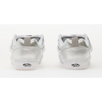 Vans Knu Skool Metallic Leather Silver