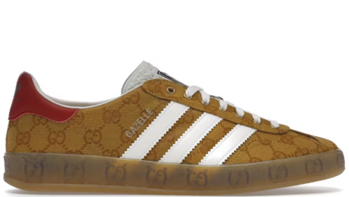 Adidas Gazelle Gucci Original Gg Beige Brown