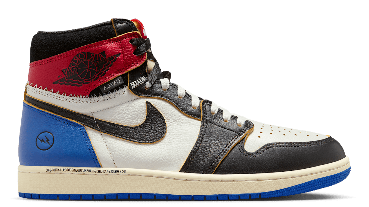 Jordan 1 Retro High Og Sp Fragment X Union La Varsity Red Sport Royal