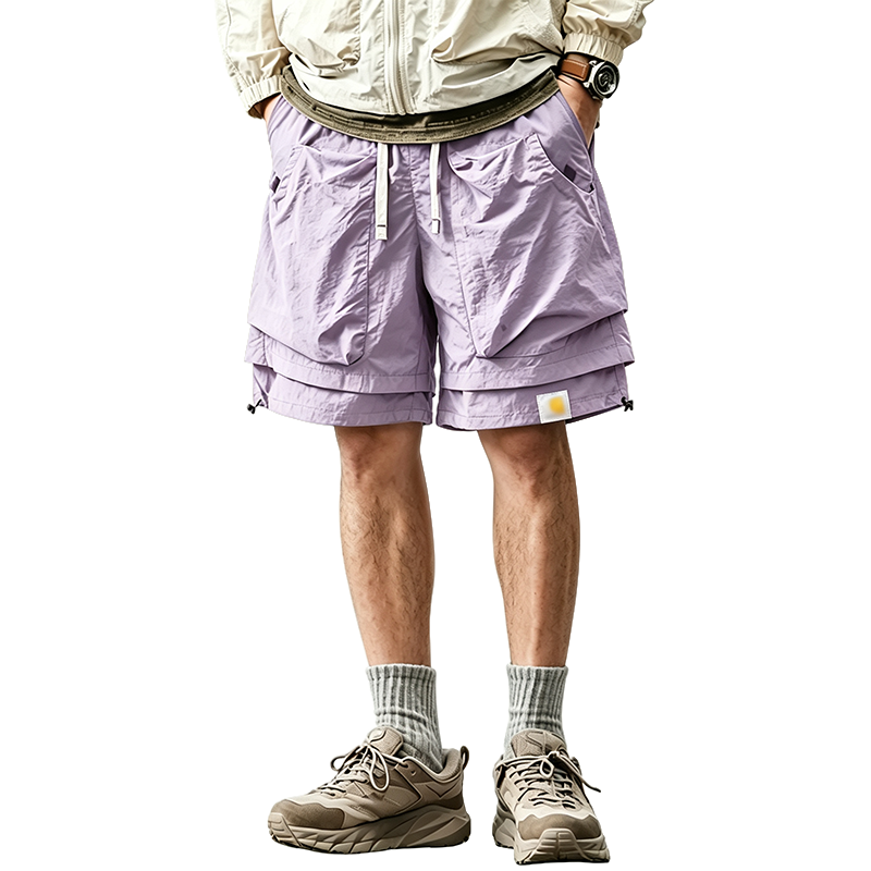 Men's Outdoor Technical Waterproof Quick-Dry Cargo Shorts