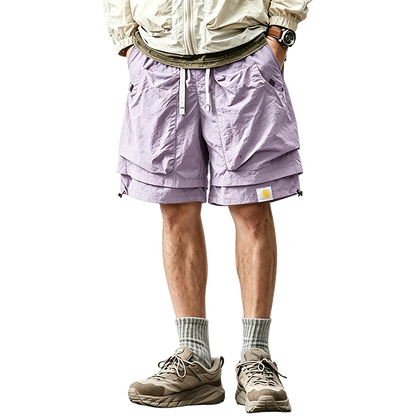 Men's Outdoor Technical Waterproof Quick-Dry Cargo Shorts