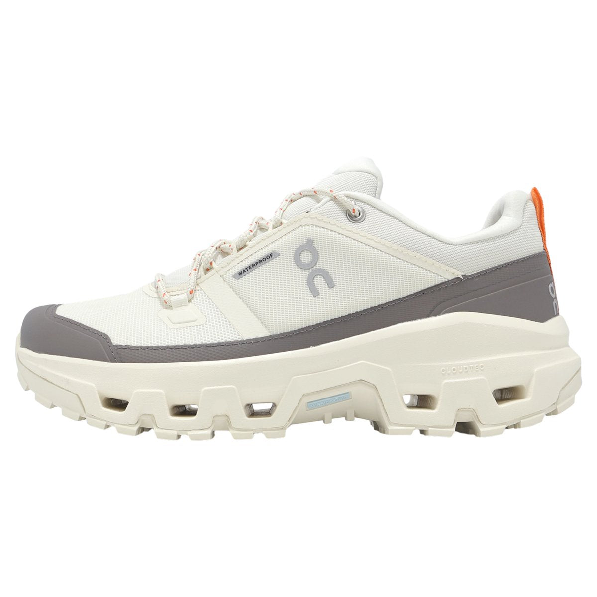 On Running Cloudrock Low Waterproof Ivory Grey