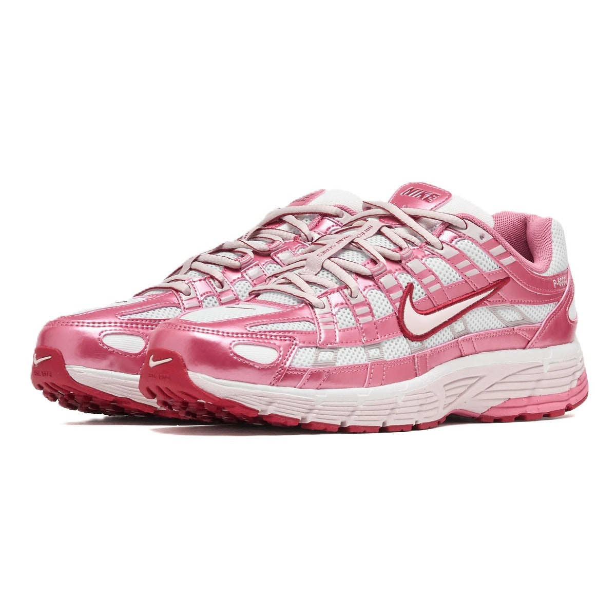 Nike P-6000 White Silt Red Peony (W)